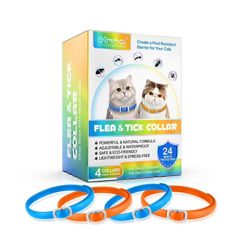 قلاده ضد کک و کنه گربه Oimmal با محافظت 8 ماهه